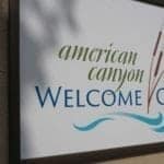 American Canyon in Napa Valley Welcome Center sign