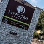 Table 29 at the Doubletree Hotel Napa Valley in American Canyon sign