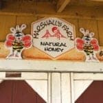 Marshall's Farm natural honey sign, American Canyon, Napa Valley