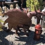 Fanciful dinosaur at Fabbri Statuary in in American Canyon, Napa Valley