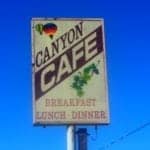 Canyon Cafe Sign, American Canyon, Napa Valley